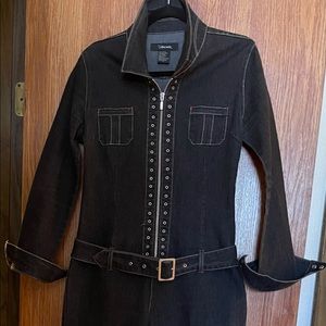 Black Denim “Elvis” Inspired Jumpsuit
